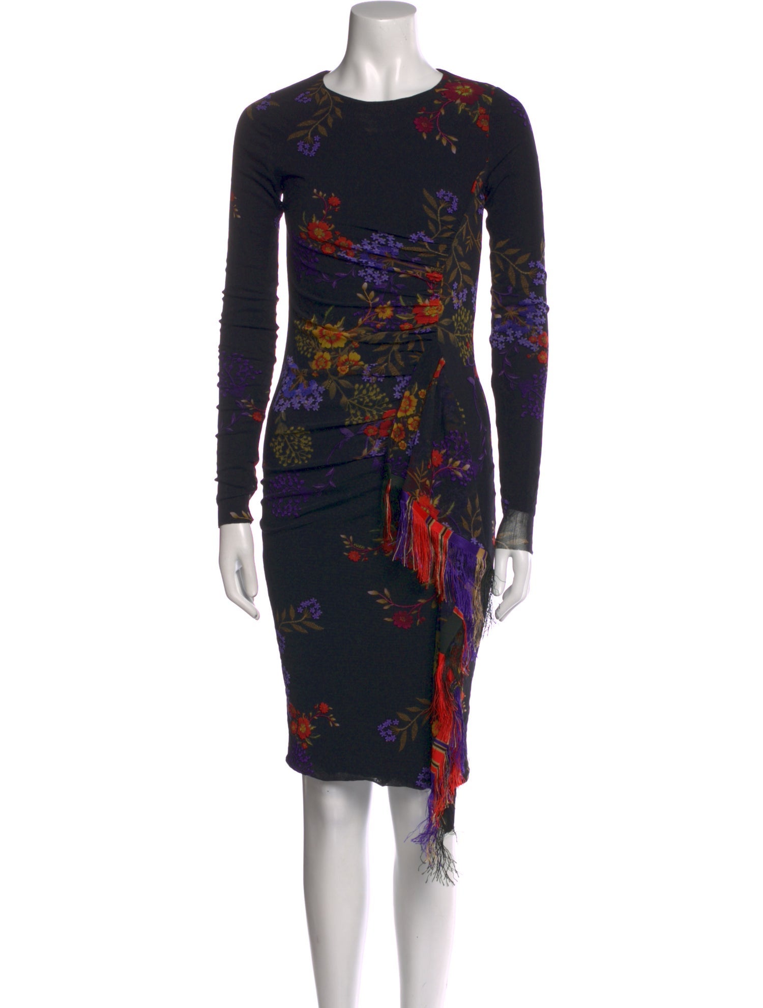 Fuzzi Printed Knee-Length Dress