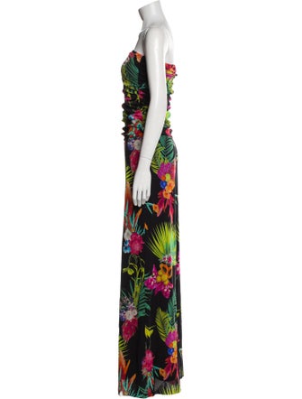 Fuzzi Nylon Printed Jumpsuit