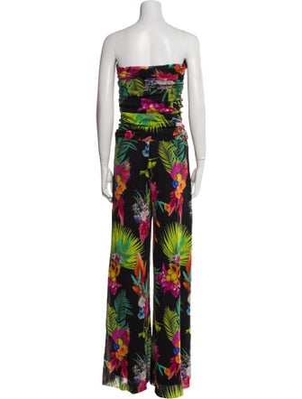 Fuzzi Nylon Printed Jumpsuit