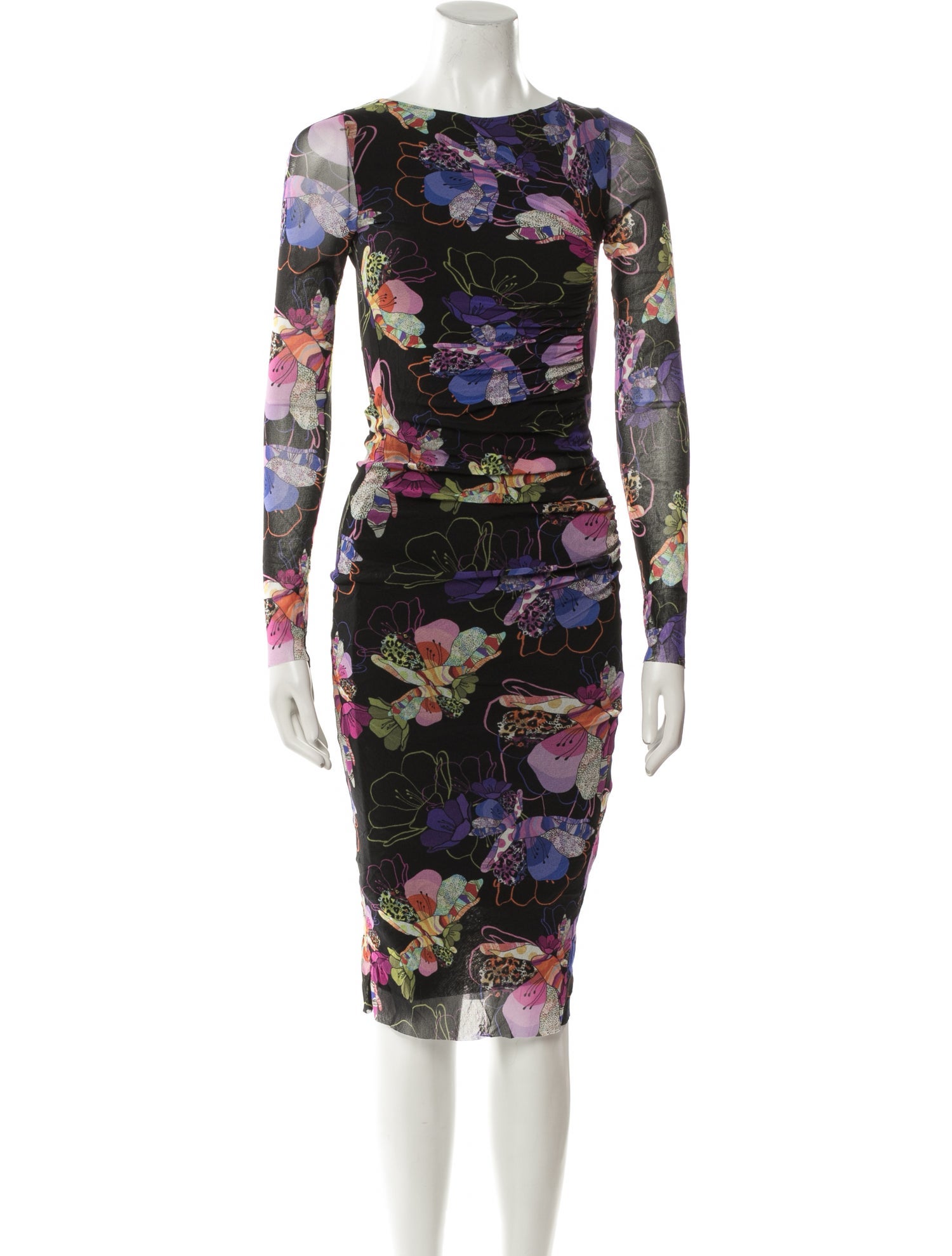 Fuzzi Nylon Midi Length Dress