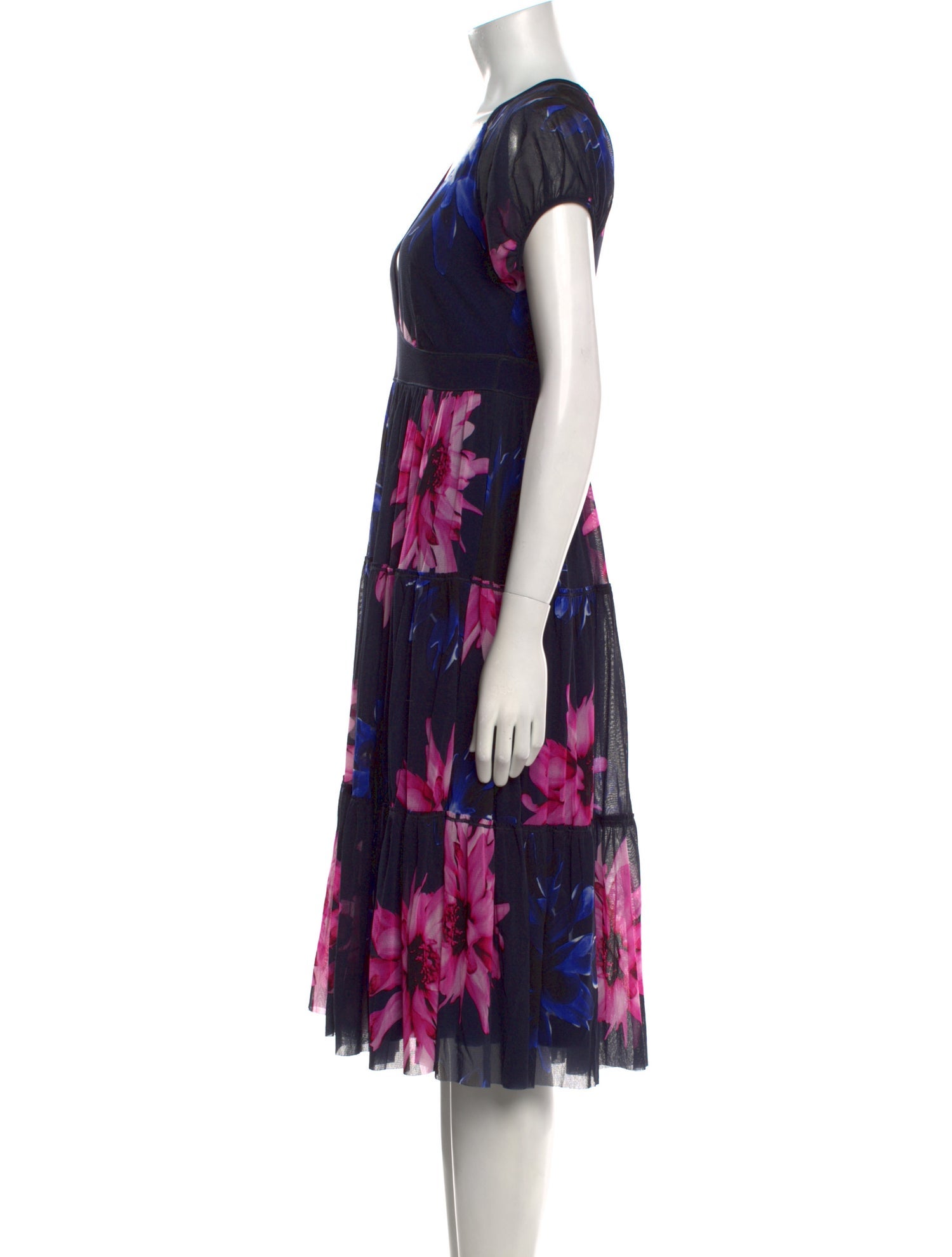 Fuzzi Printed Midi Length Dress