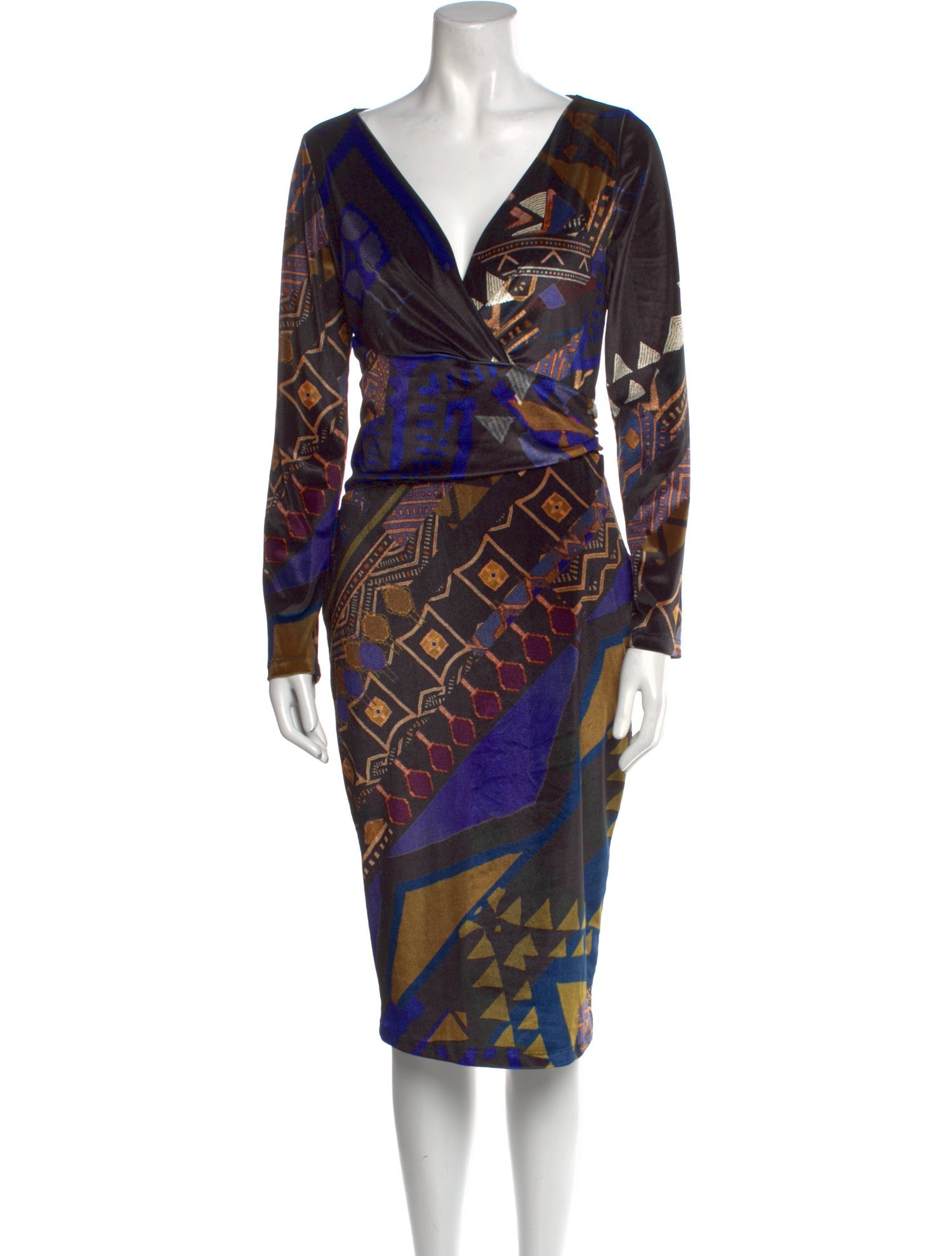 Fuzzi Printed Midi Length Dress