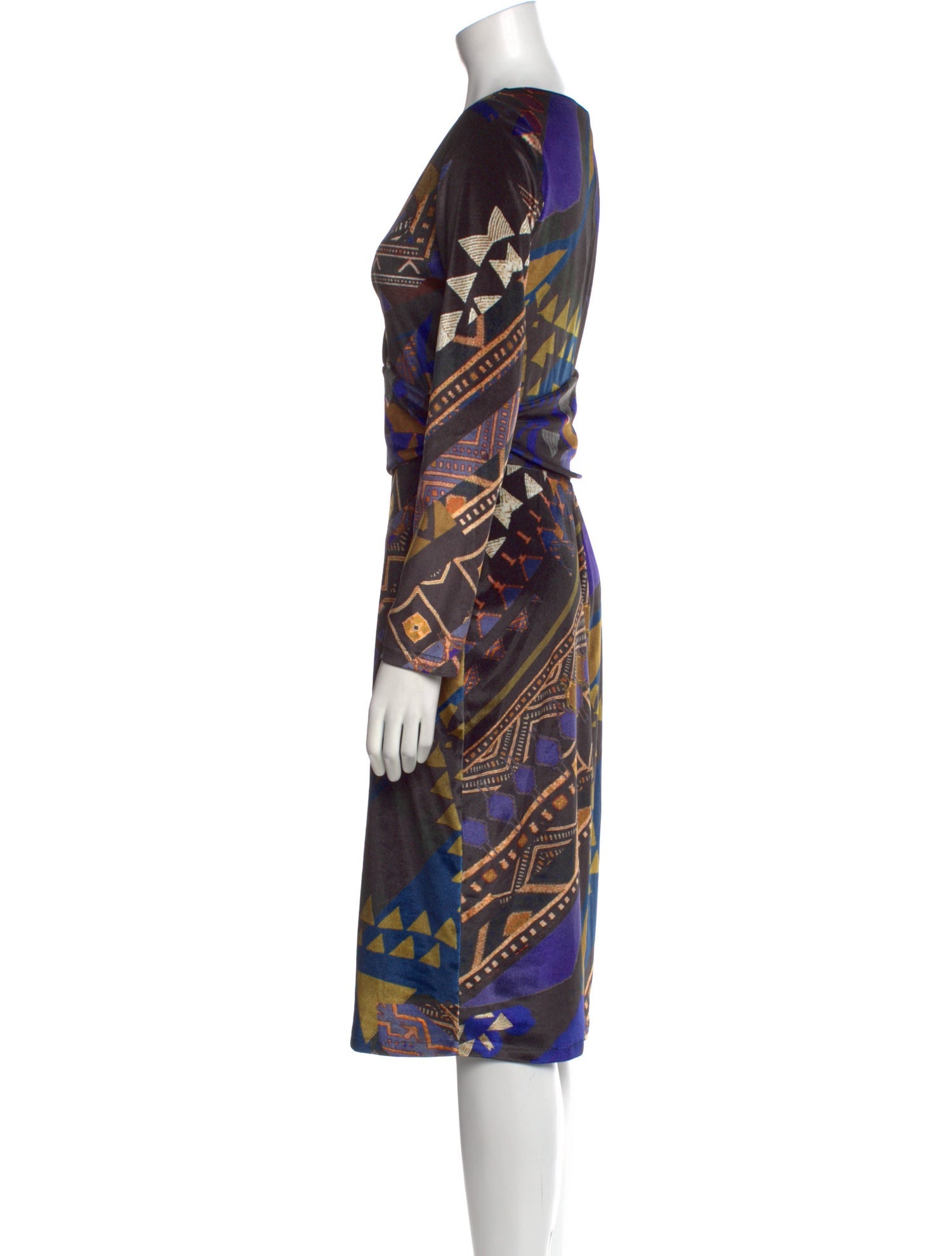 Fuzzi Printed Midi Length Dress