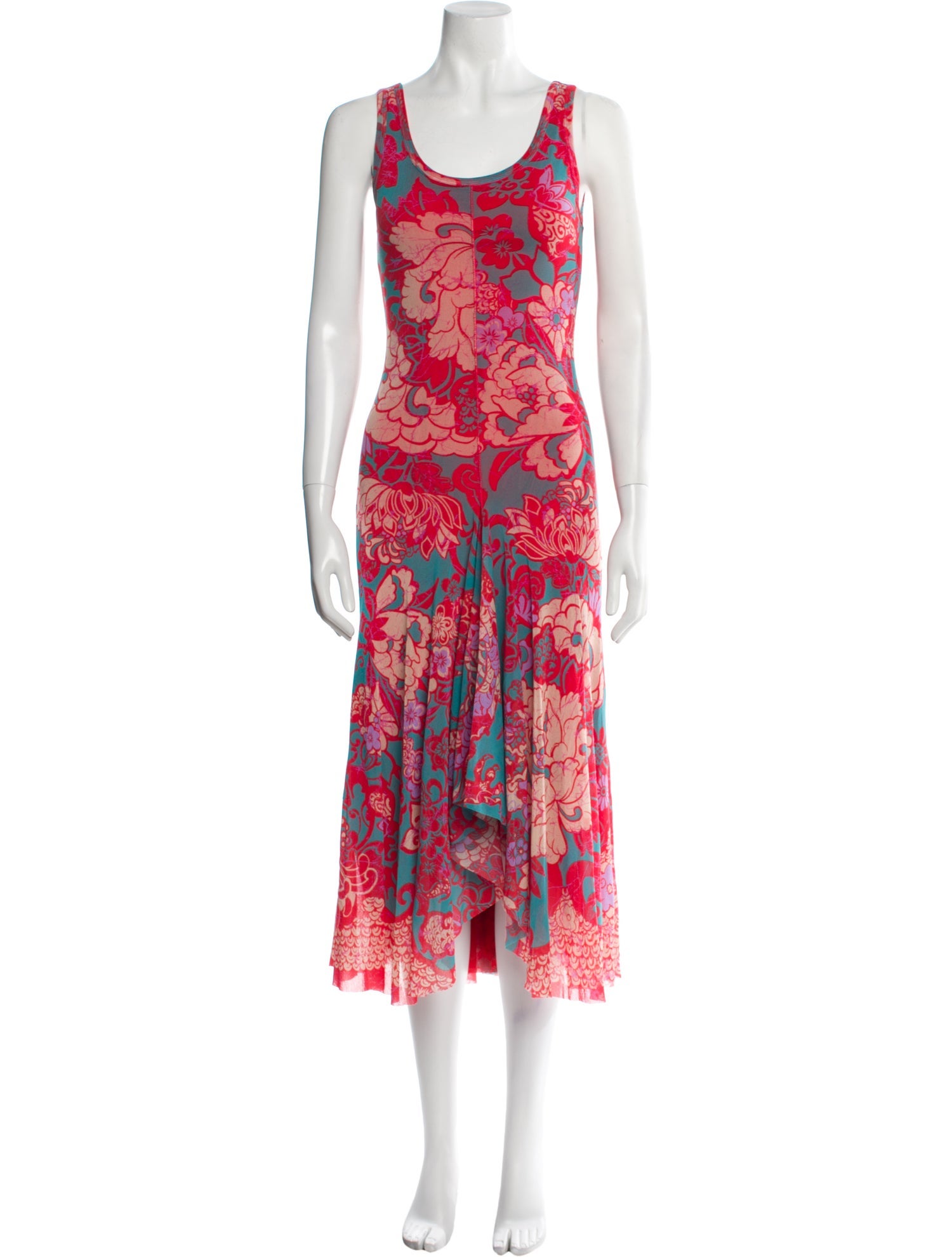 Fuzzi Nylon Long Dress