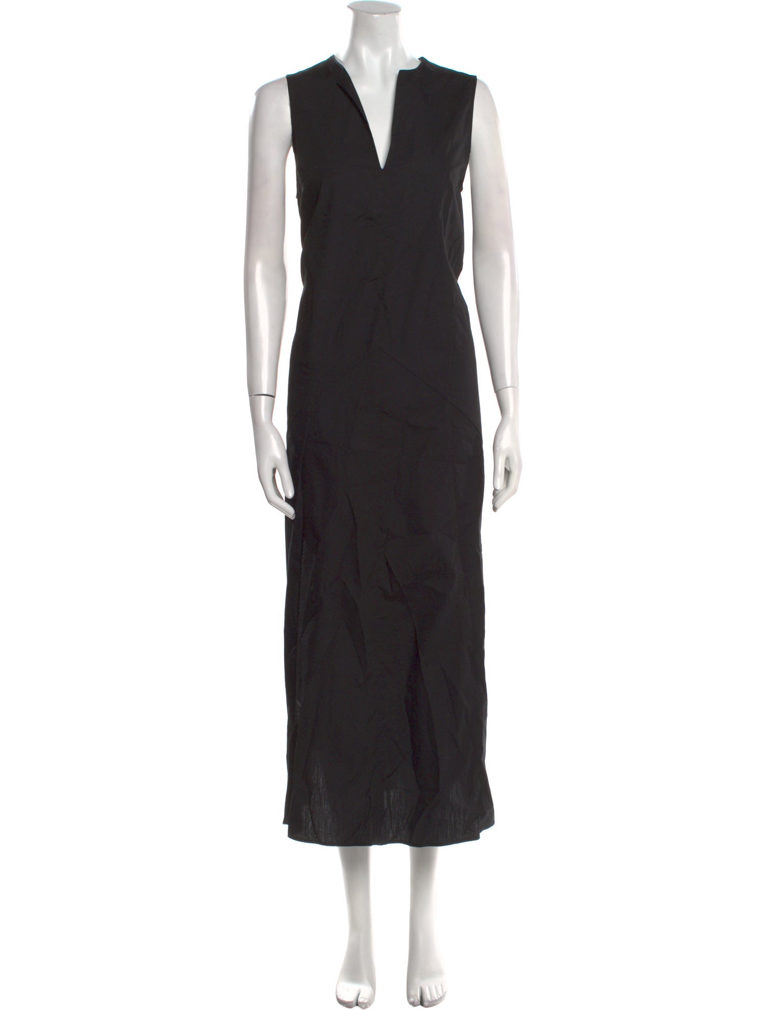 Fuzzi V-Neck Long Dress