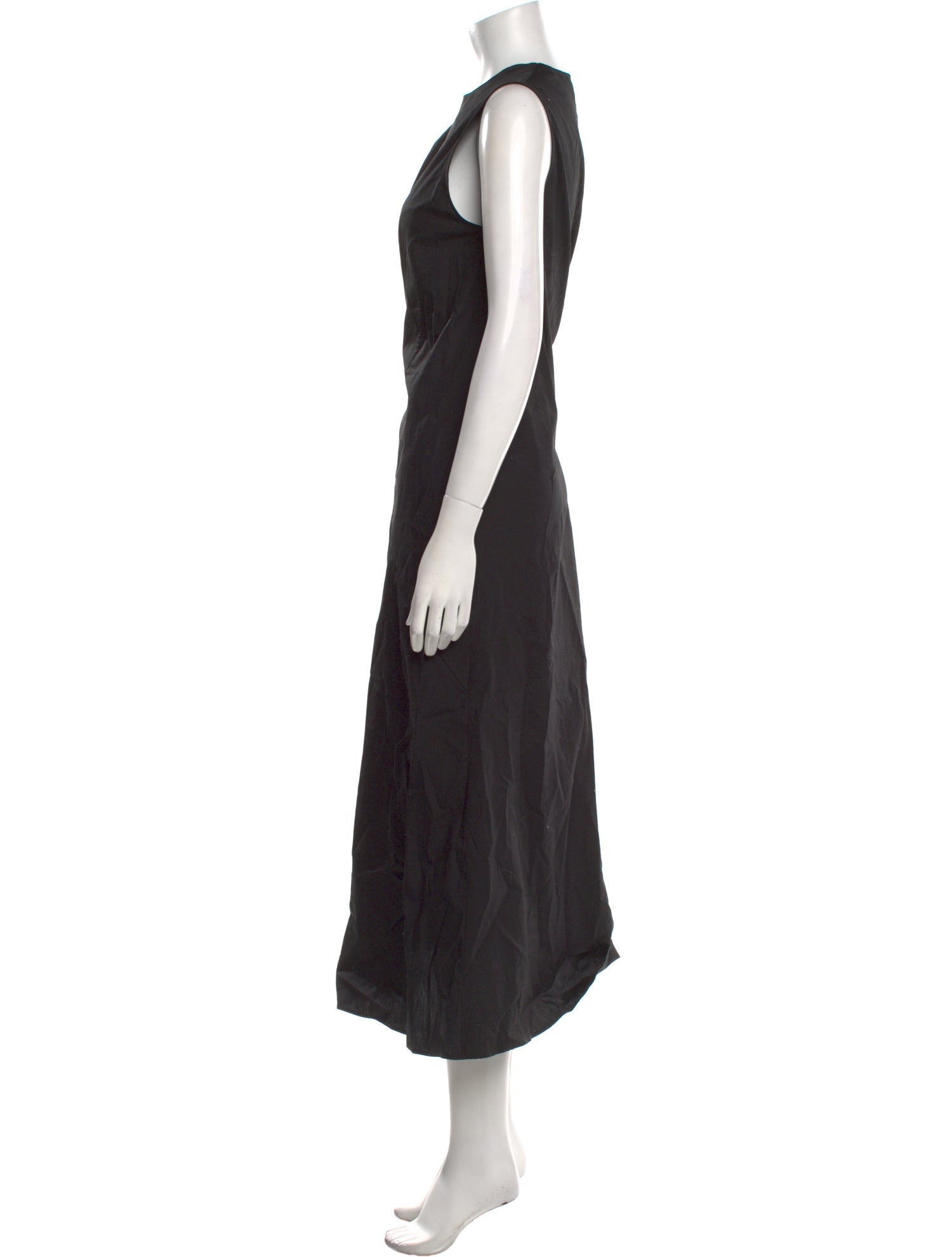 Fuzzi V-Neck Long Dress