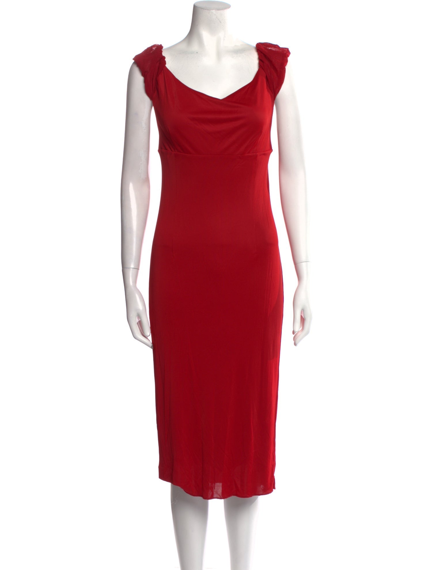 Fuzzi Cowl Neck Knee-Length Dress w/ Tags