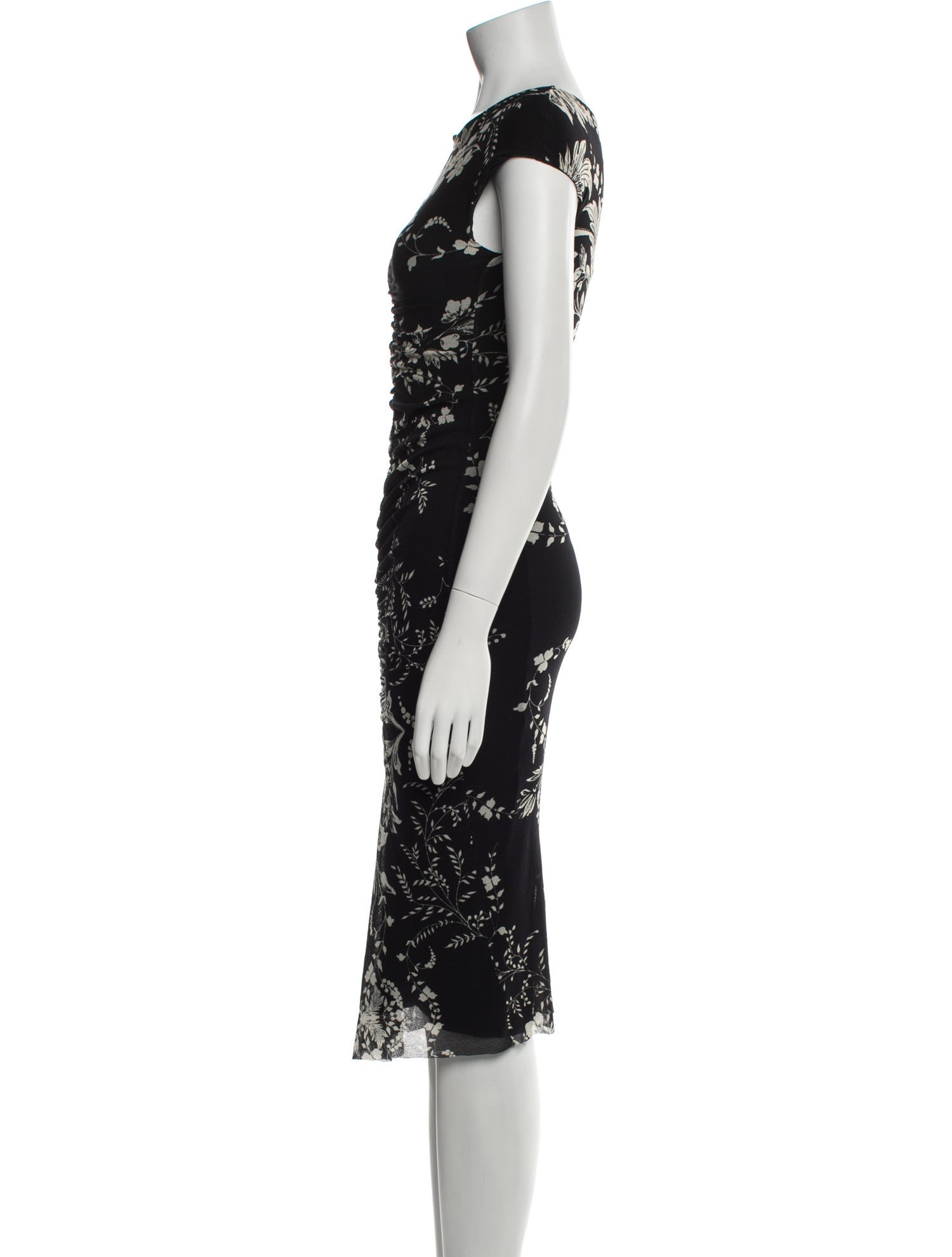 Fuzzi Nylon Midi Length Dress