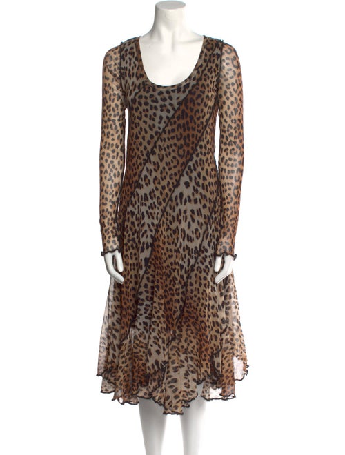 Fuzzi Nylon Midi Length Dress