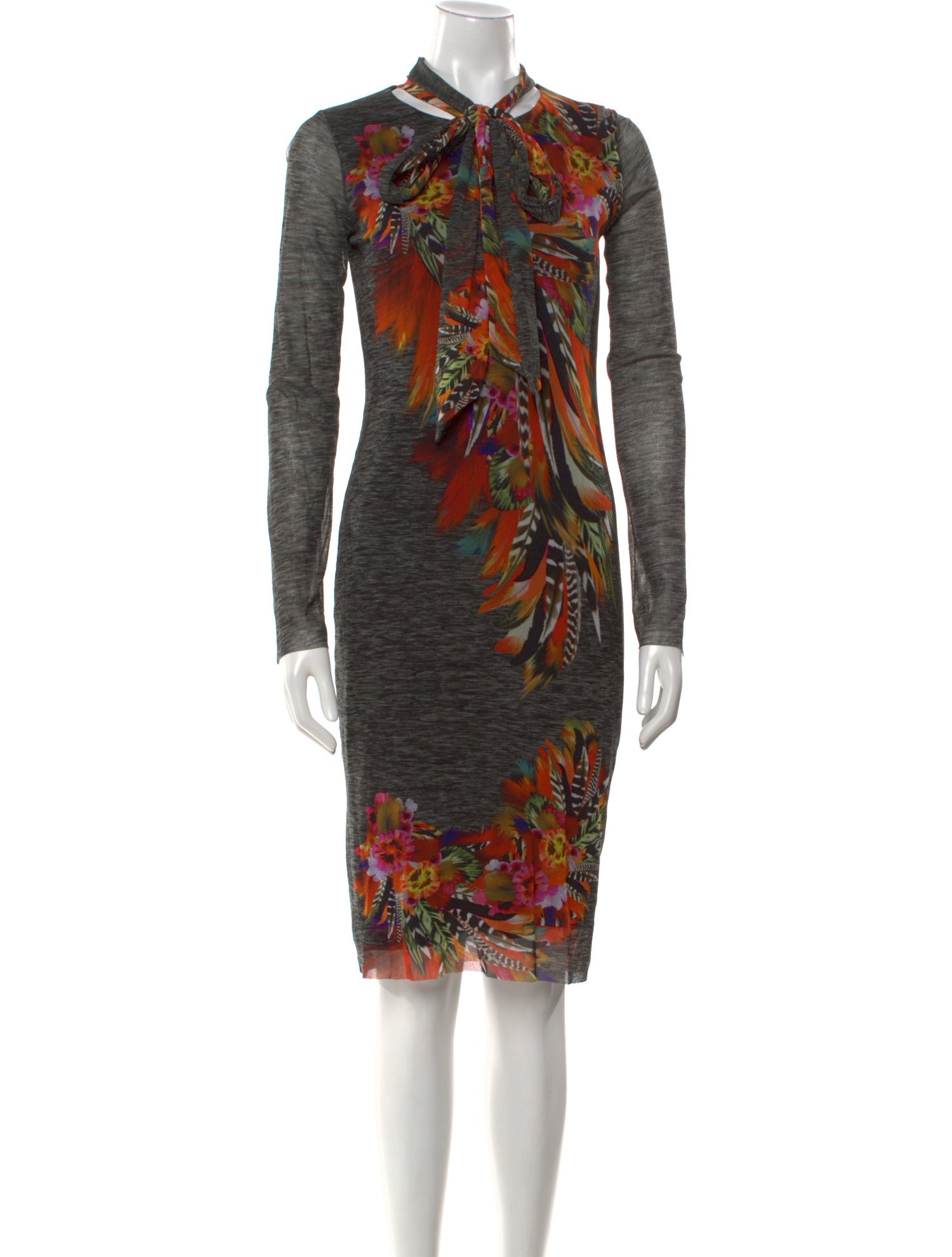 Fuzzi Nylon Knee-Length Dress