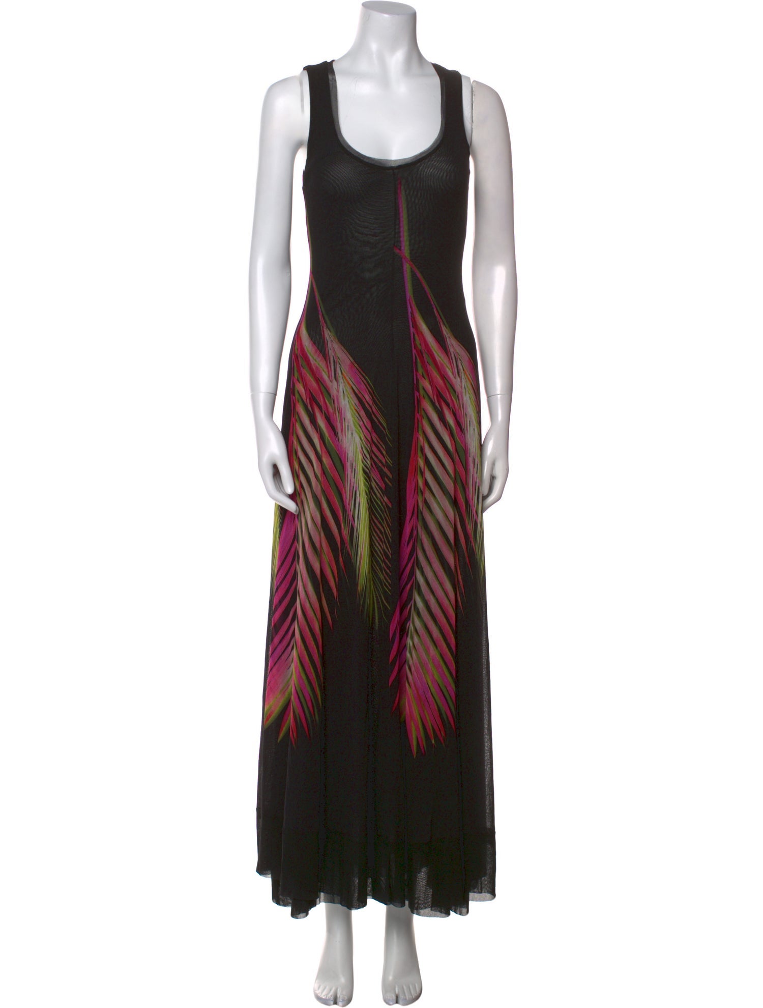 Fuzzi Printed Long Dress