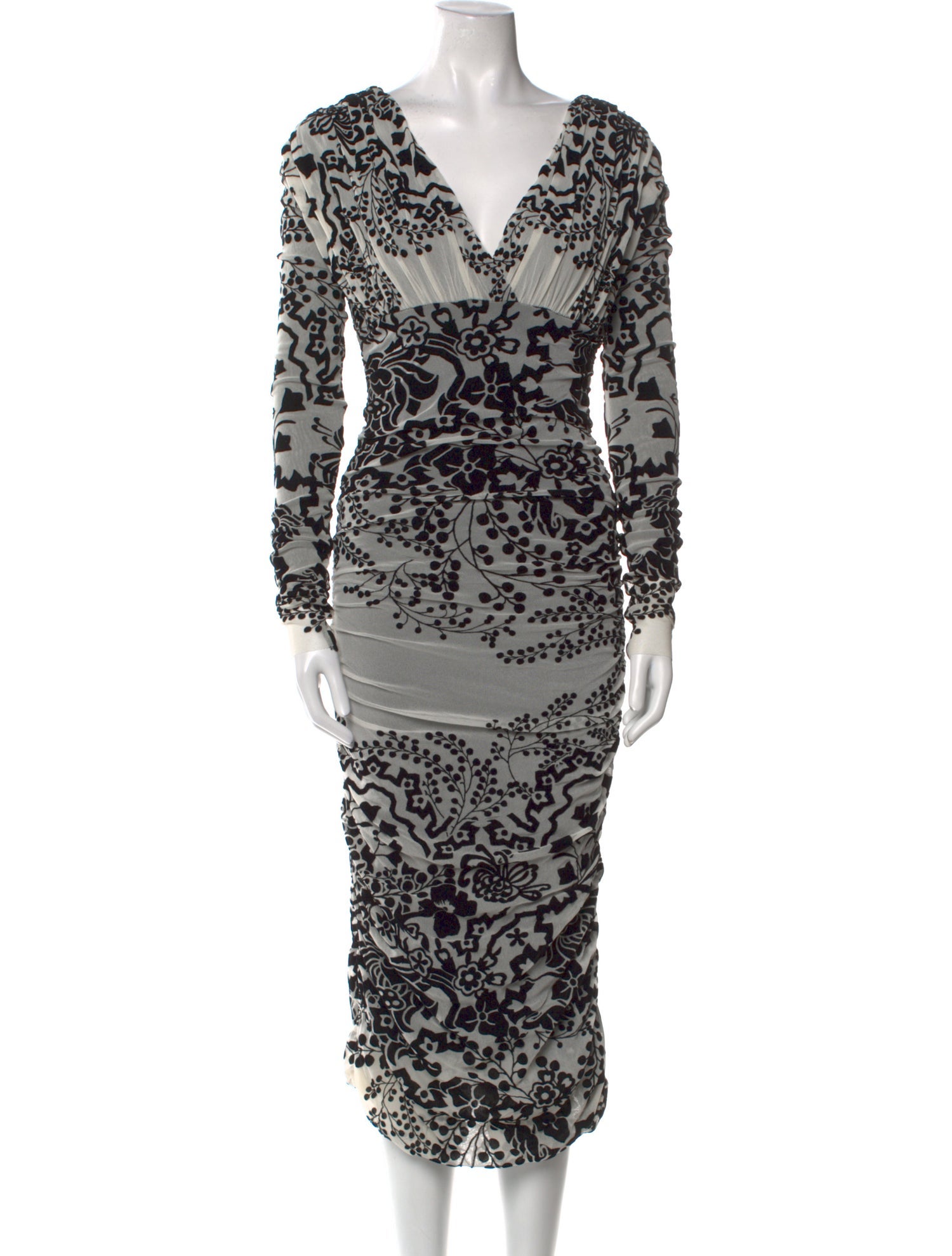 Fuzzi Nylon Midi Length Dress