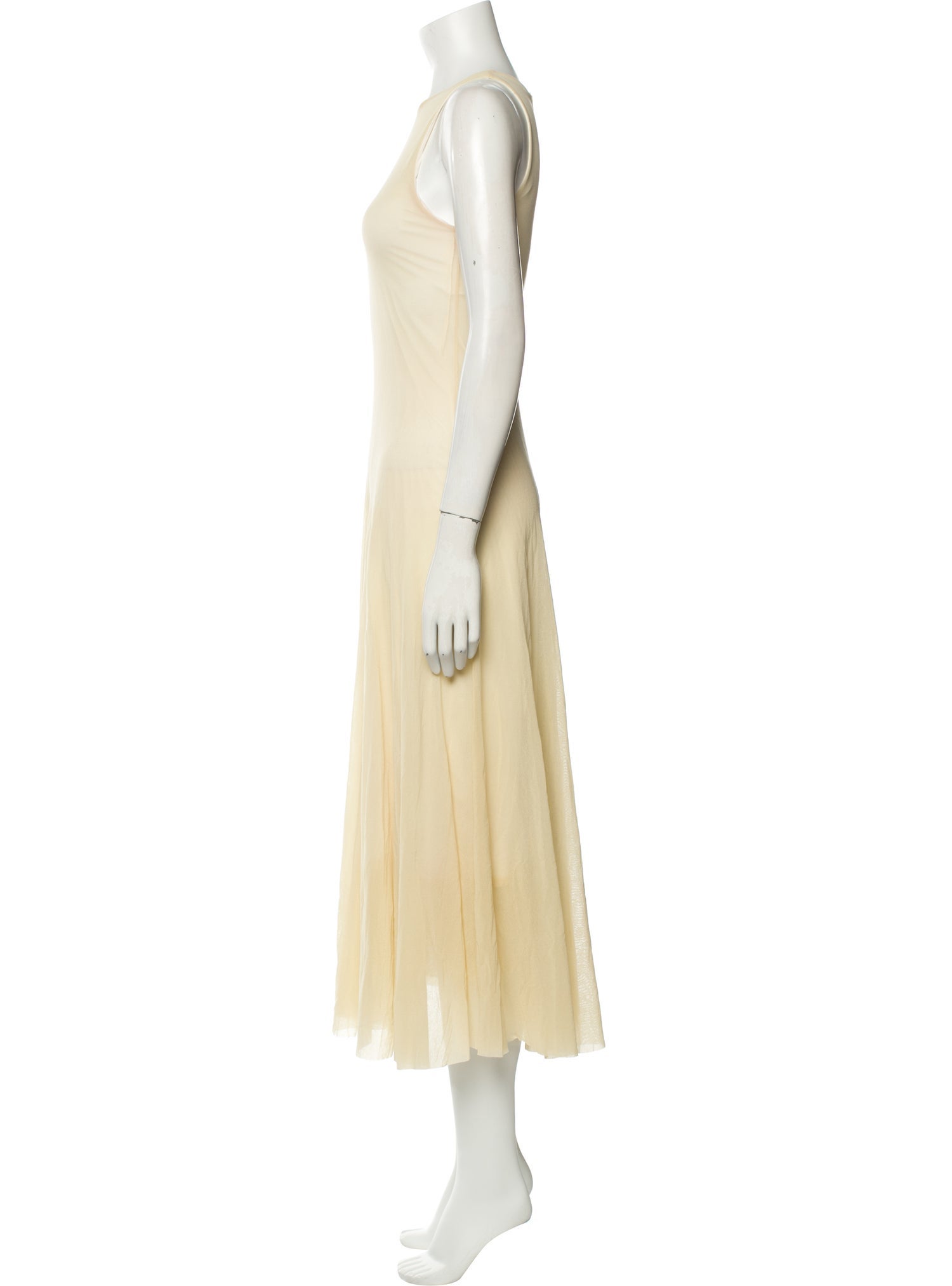 Fuzzi Crew Neck Long Dress