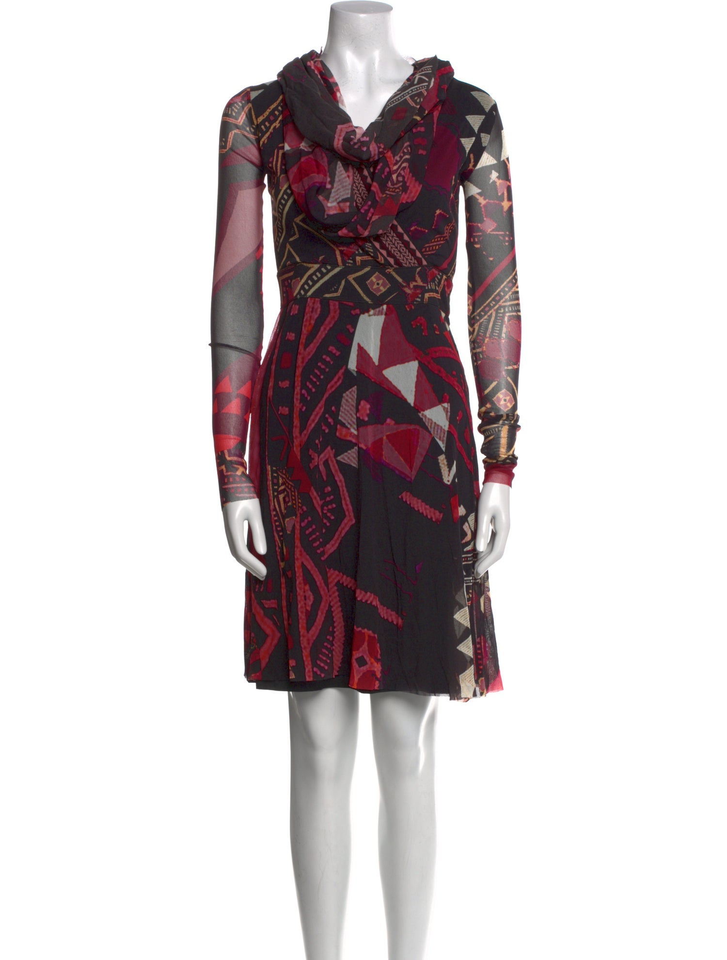 Fuzzi Printed Mini Dress