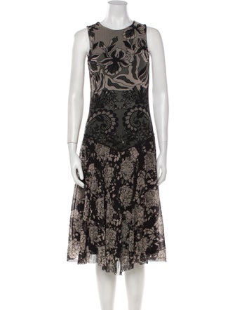 Fuzzi Nylon Midi Length Dress