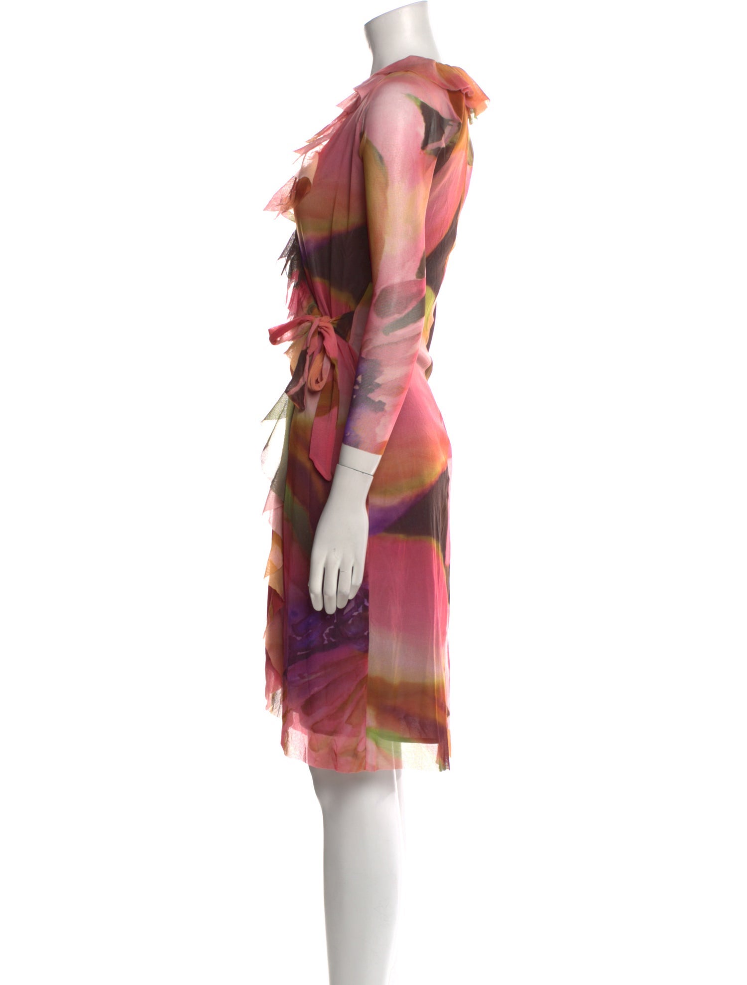 Fuzzi Printed Knee-Length Dress