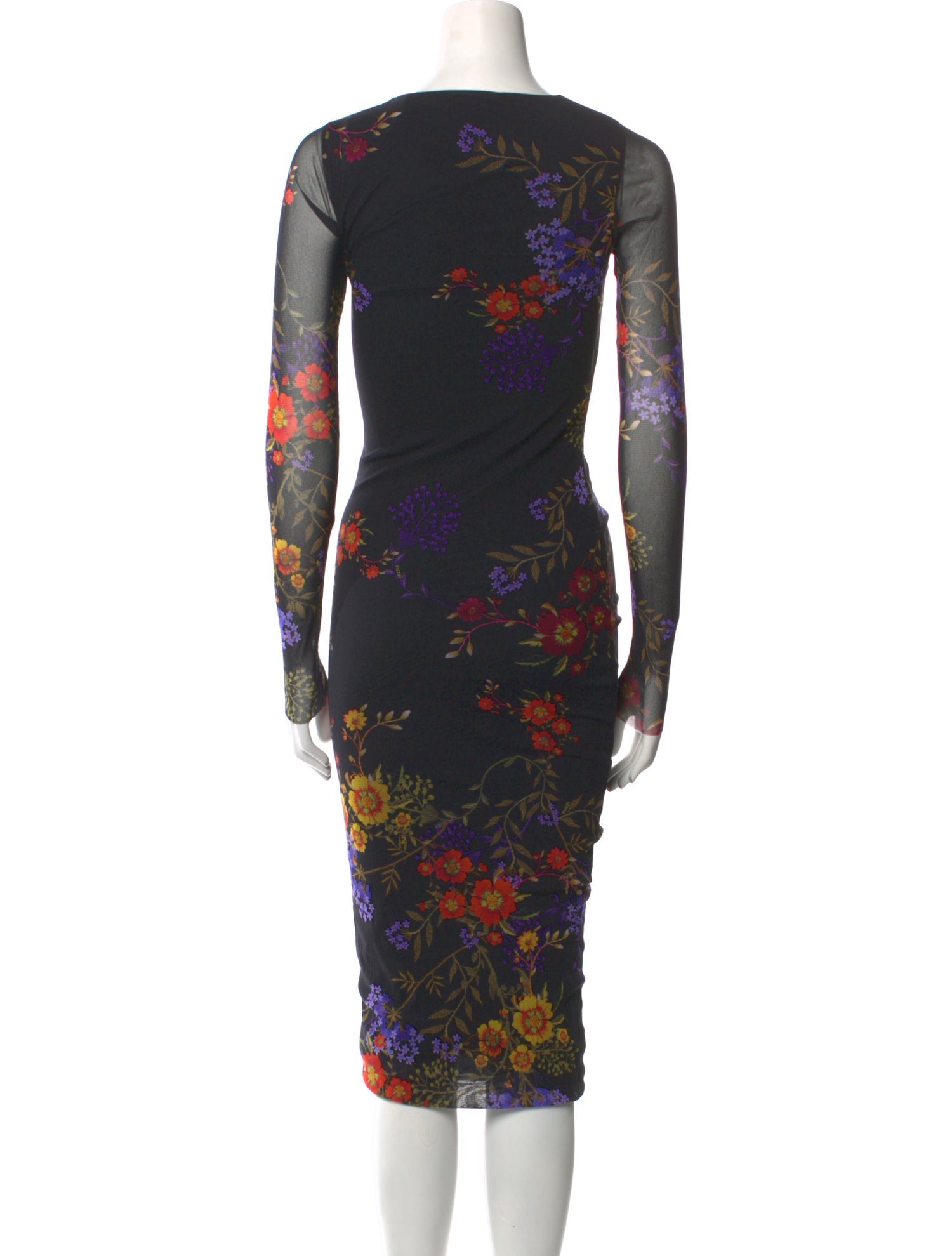 Fuzzi Nylon Midi Length Dress