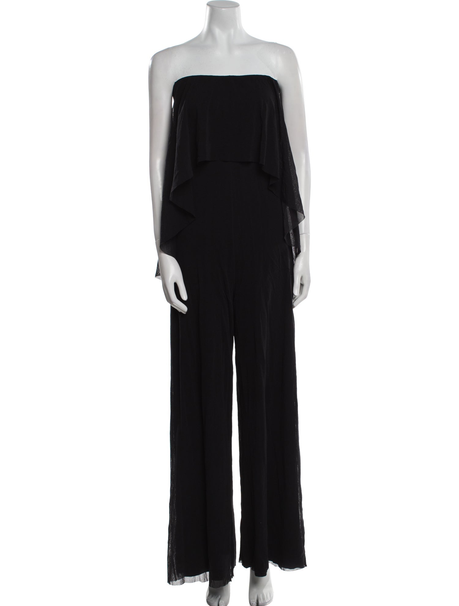 Fuzzi Nylon Strapless Jumpsuit