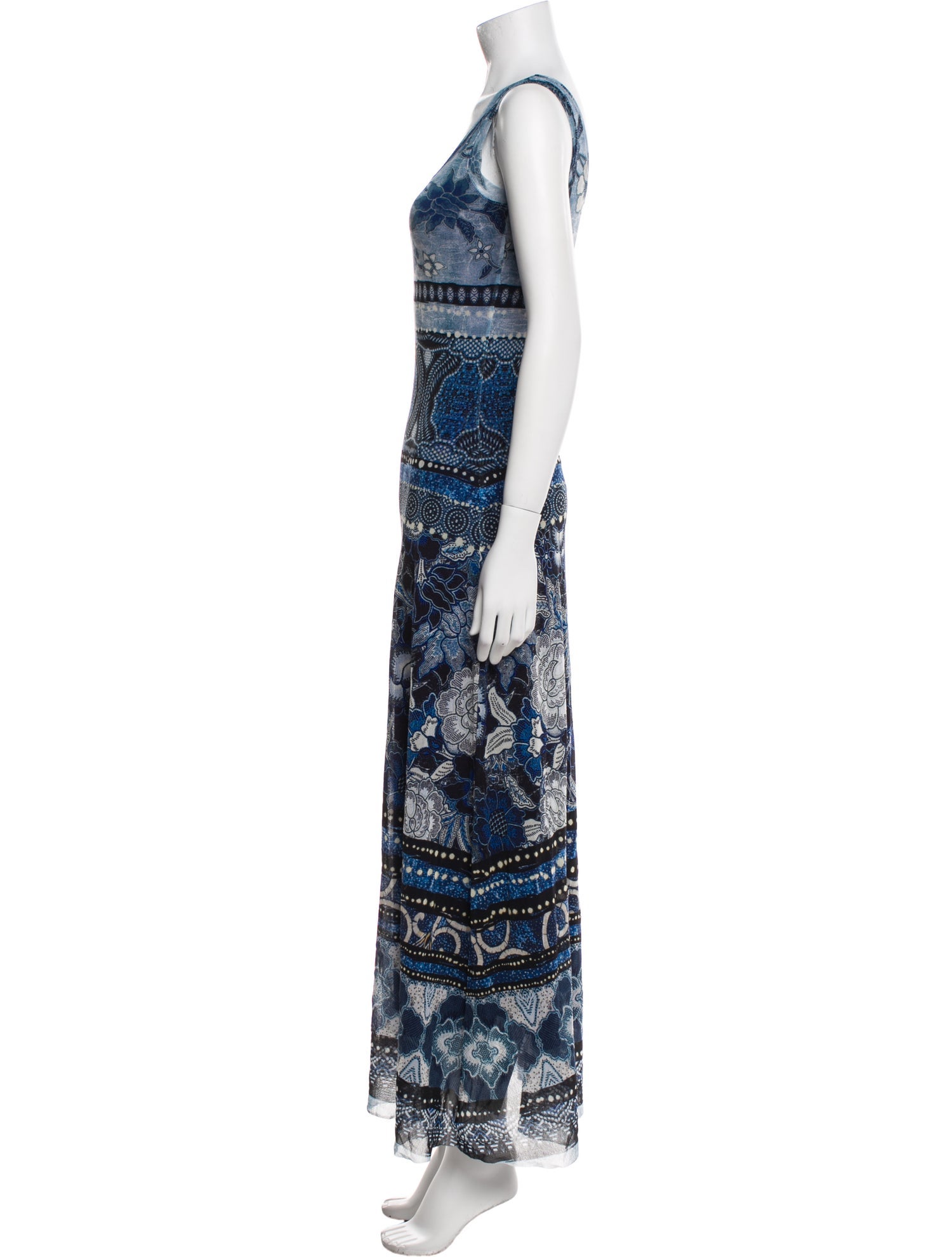 Fuzzi Printed Long Dress w/ Tags