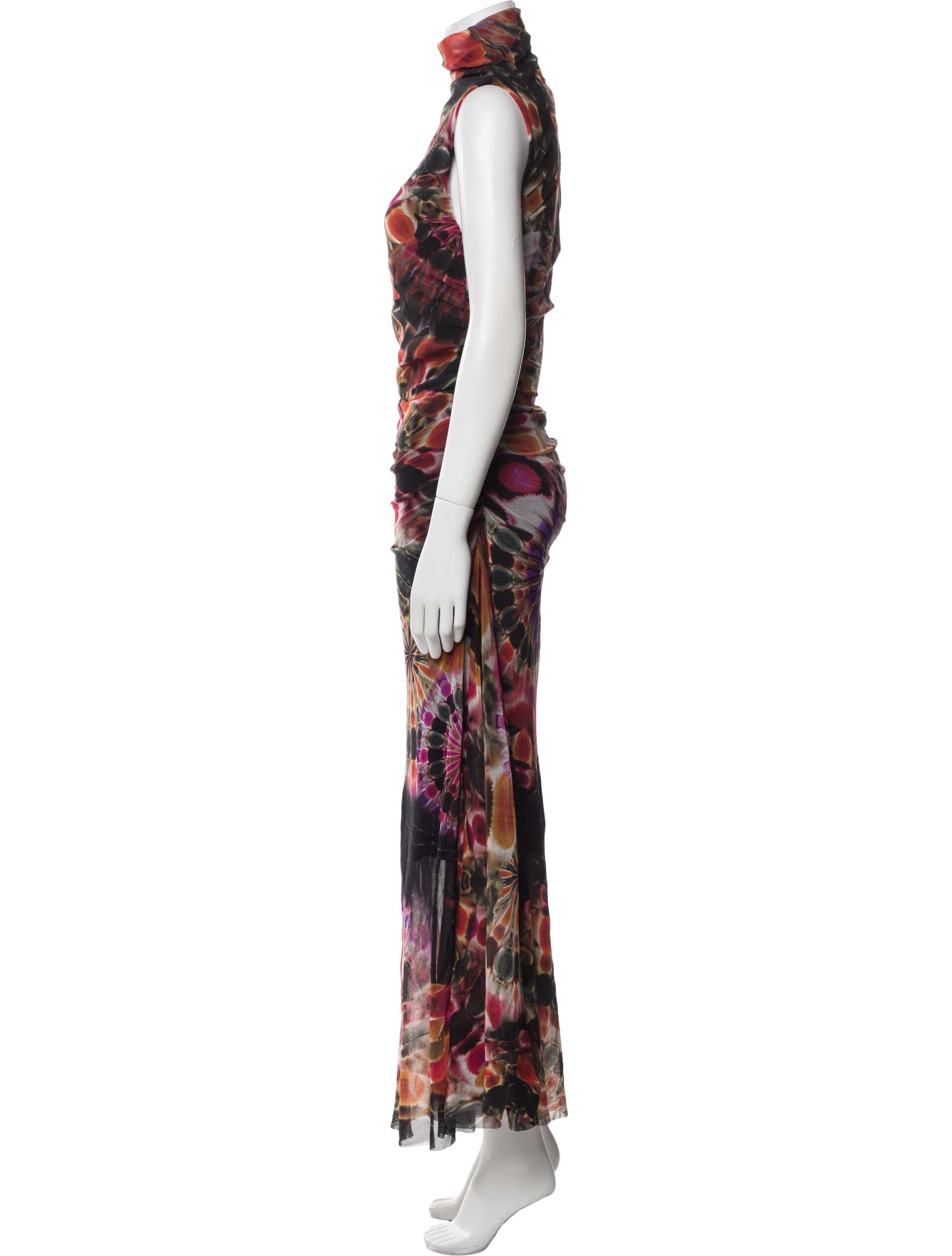 Fuzzi Printed Long Dress