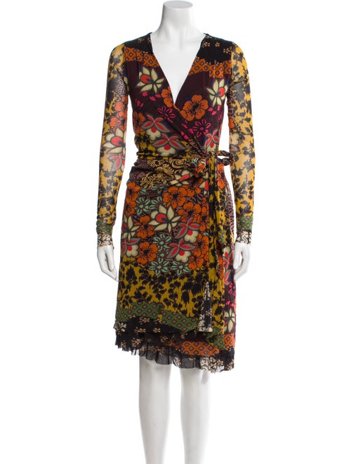 Fuzzi Printed Knee-Length Dress