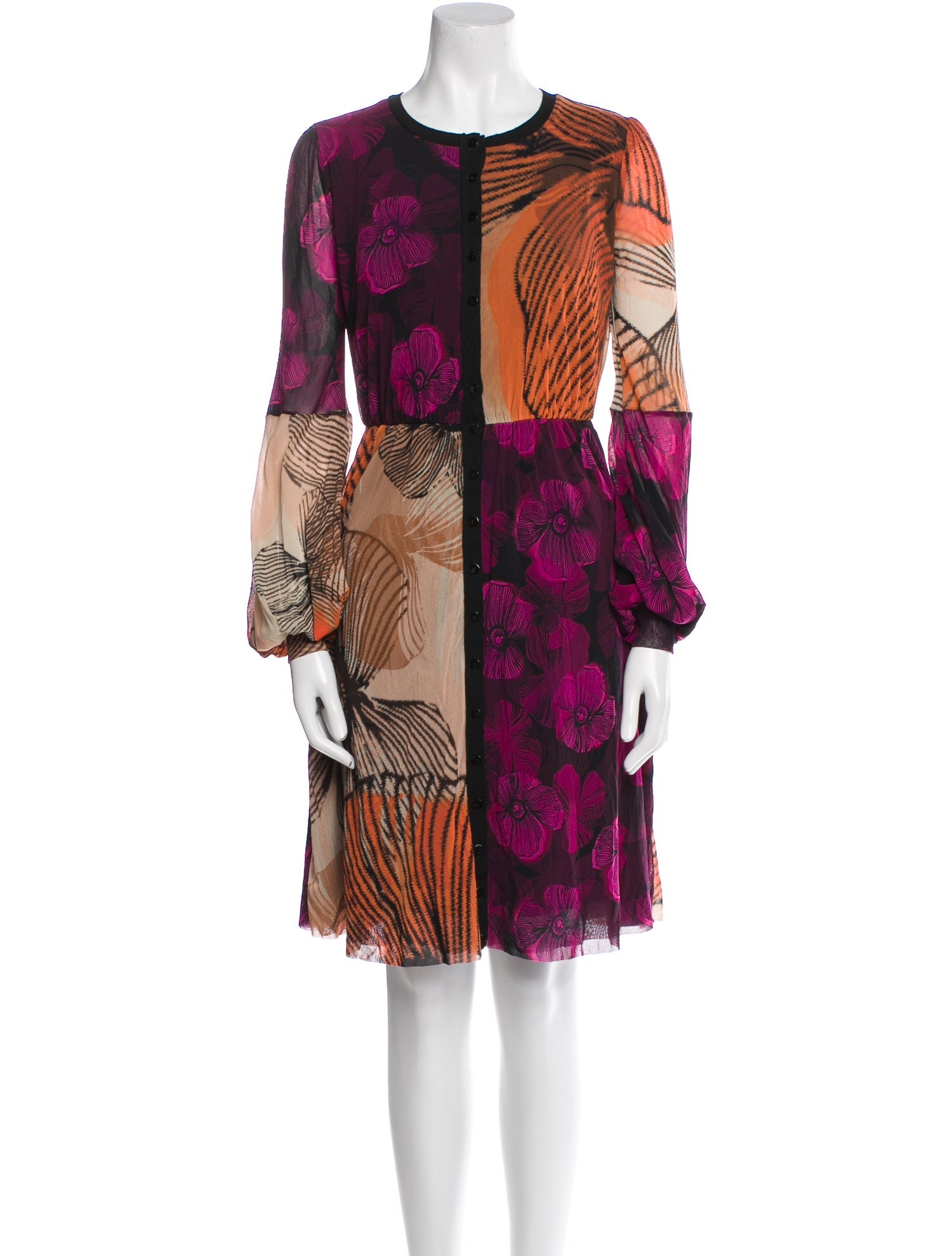 Fuzzi Printed Mini Dress