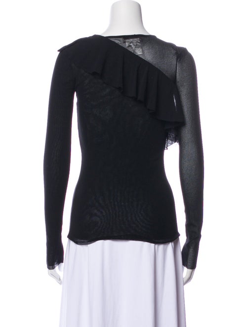 Fuzzi Crew Neck Long Sleeve Top