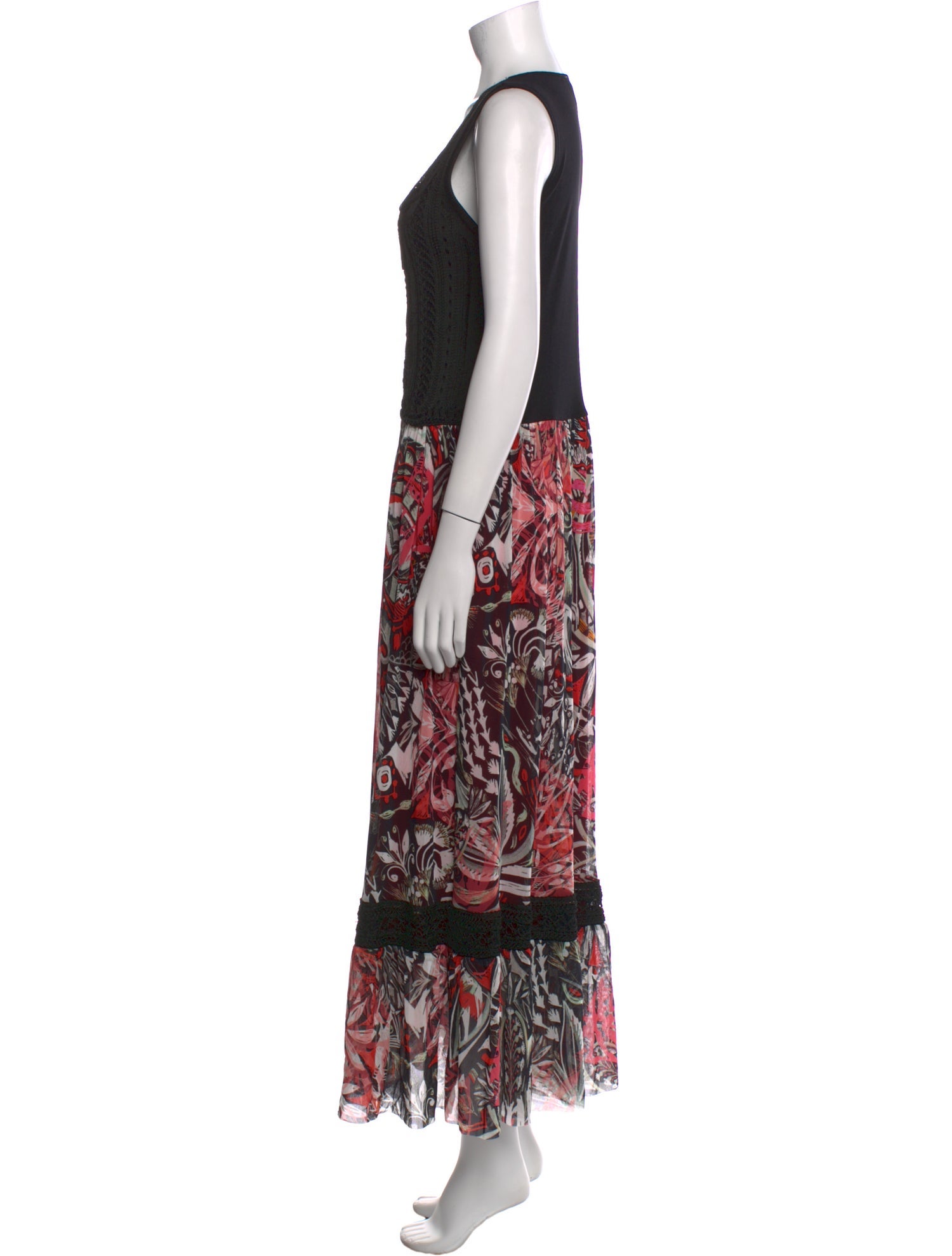 Fuzzi Printed Long Dress