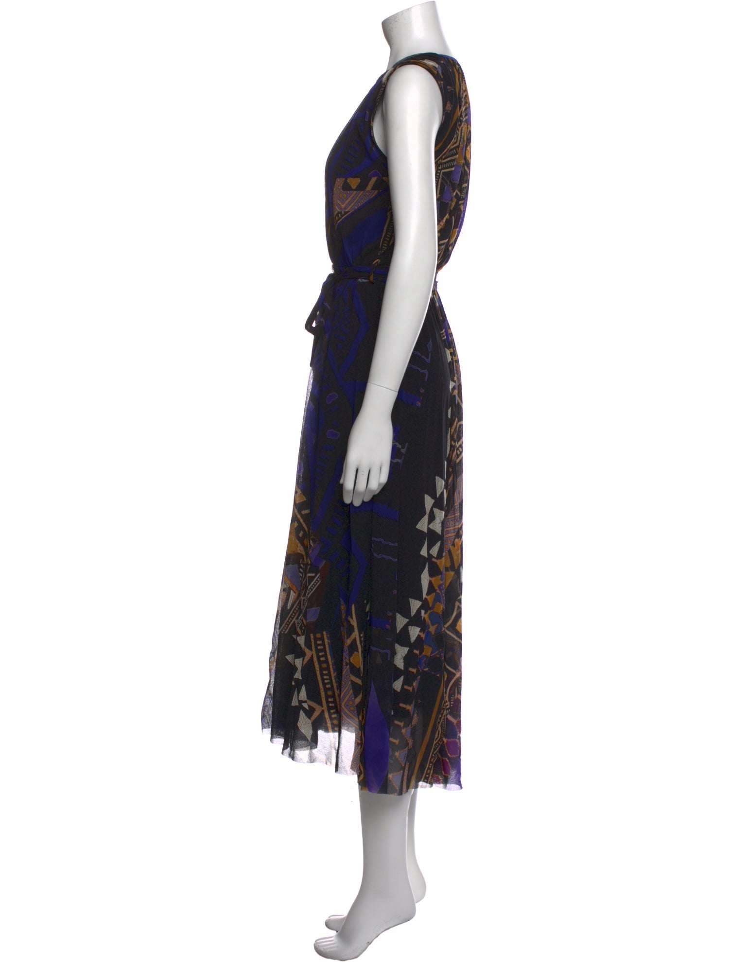 Fuzzi Printed Midi Length Dress