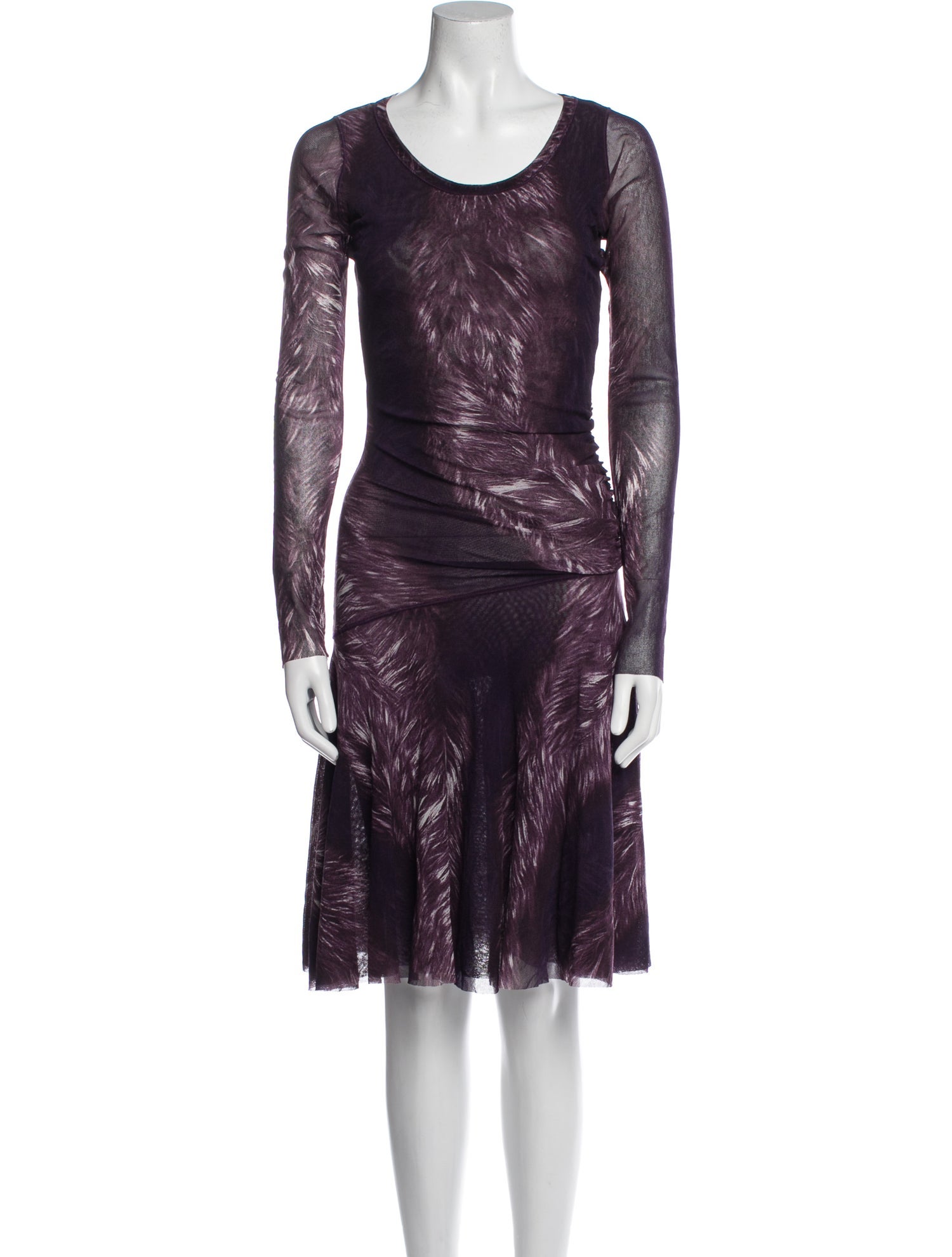 Fuzzi Printed Knee-Length Dress