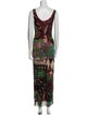 Fuzzi Printed Long Dress