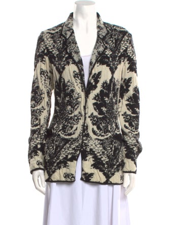 Fuzzi Virgin Wool Printed Sweater