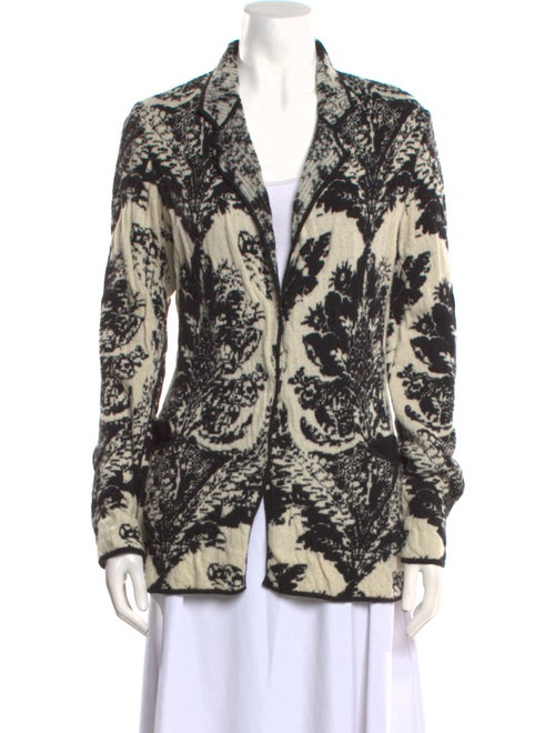 Fuzzi Virgin Wool Printed Sweater