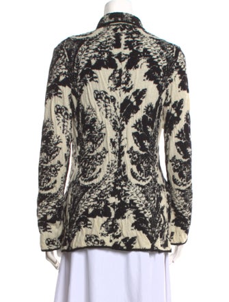 Fuzzi Virgin Wool Printed Sweater