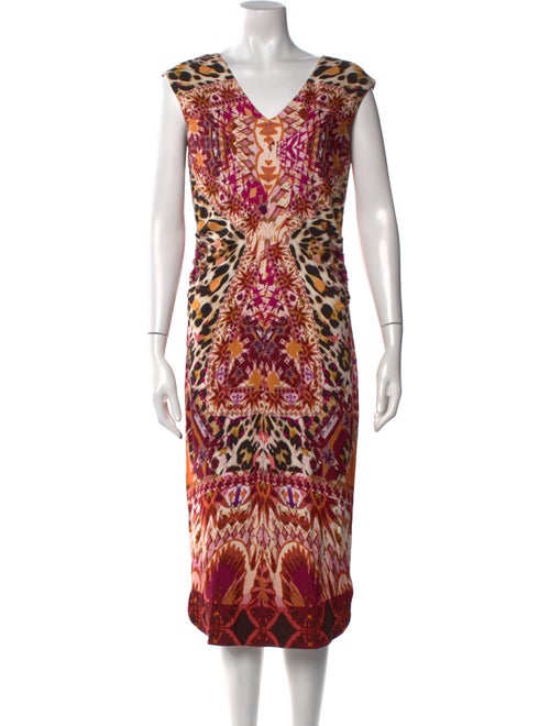 Fuzzi Printed Midi Length Dress