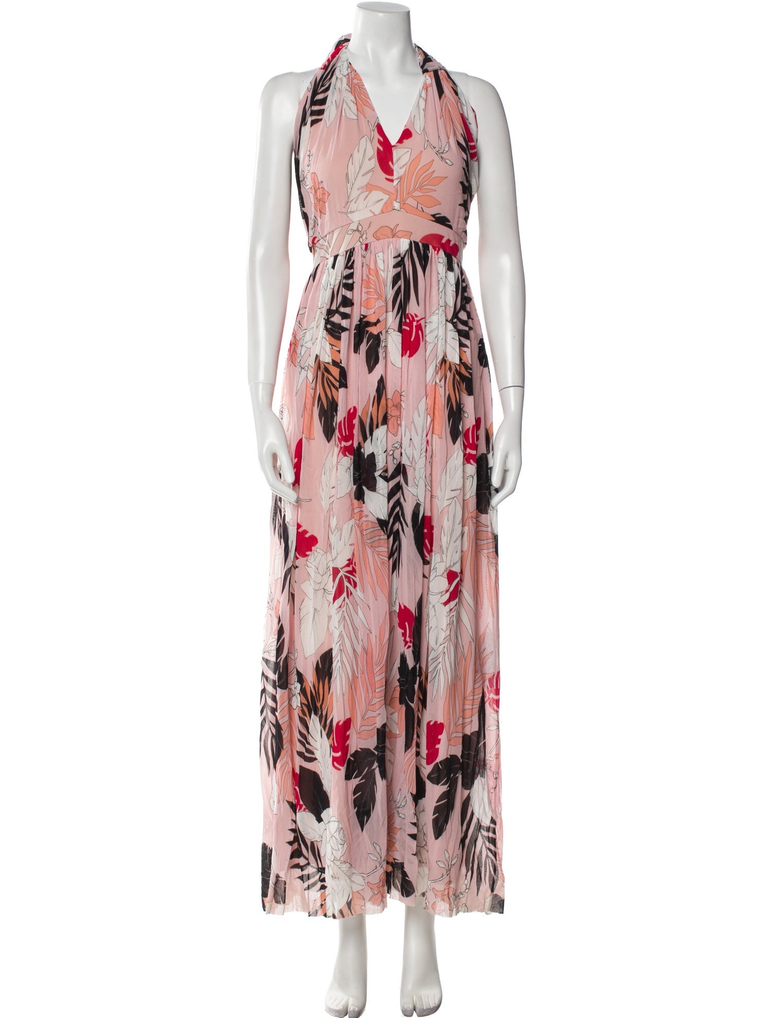 Fuzzi Nylon Long Dress