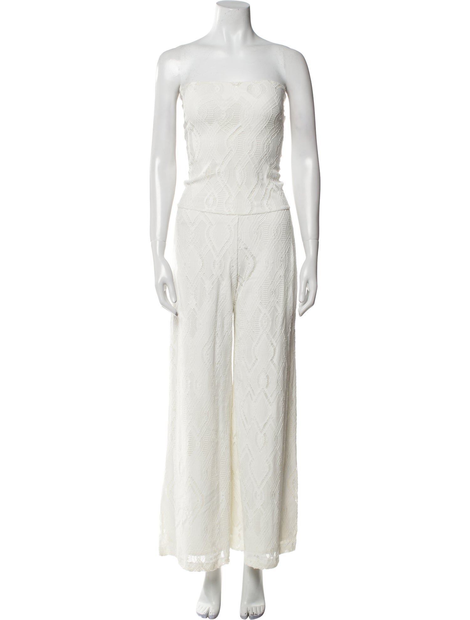 Fuzzi Square Neckline Jumpsuit
