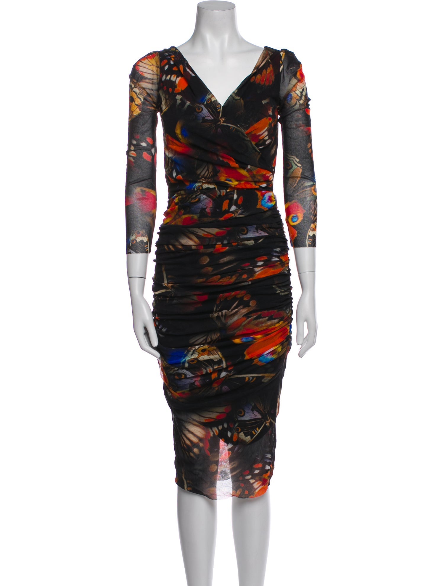 Fuzzi Printed Knee-Length Dress