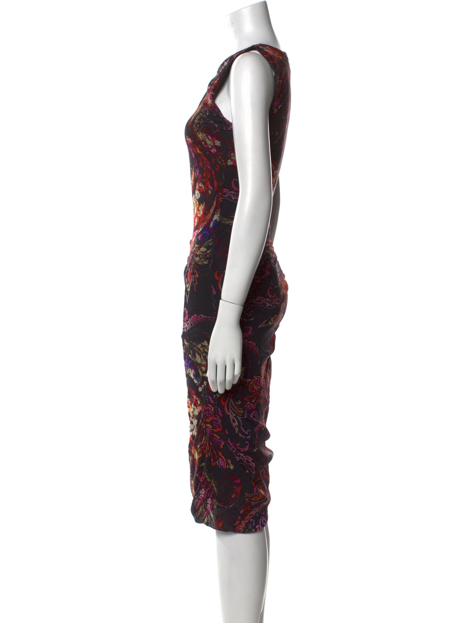 Fuzzi Printed Midi Length Dress