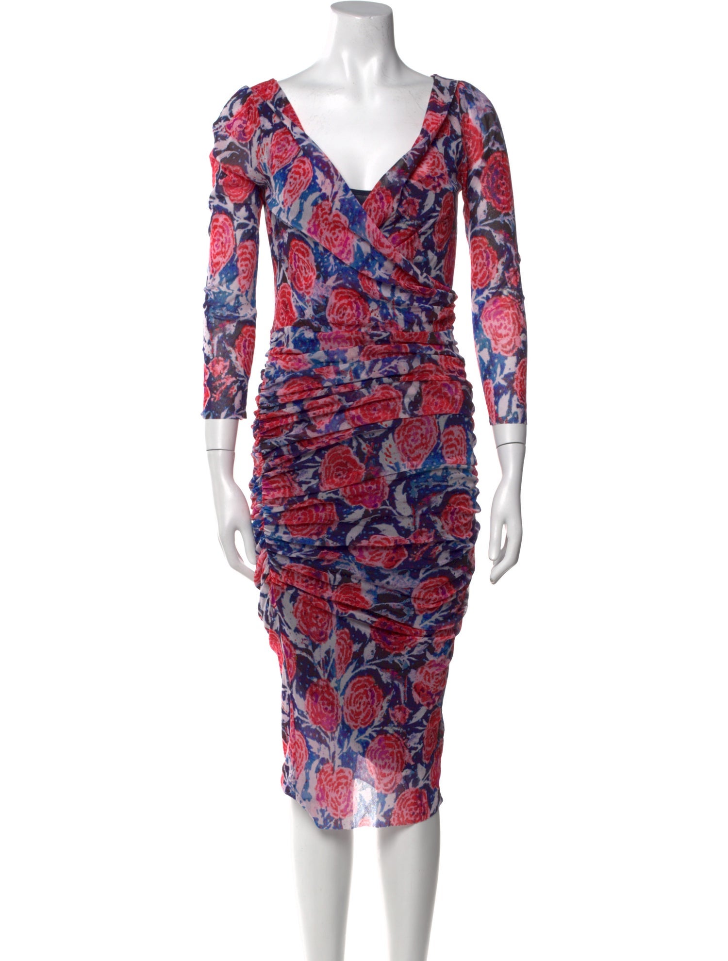Fuzzi Printed Midi Length Dress