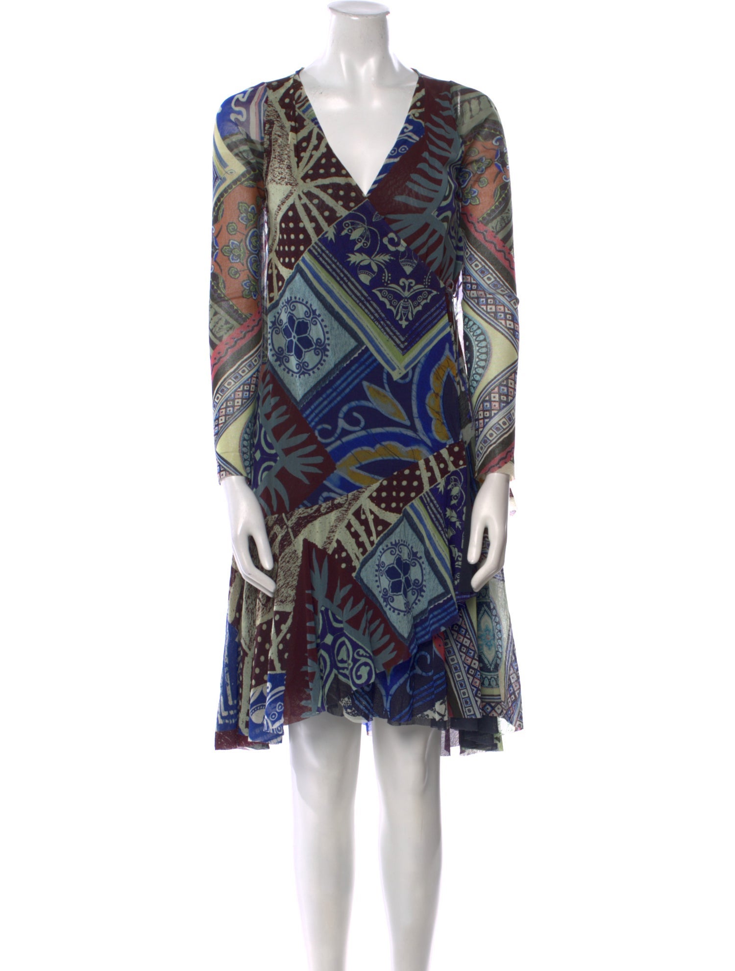 Fuzzi Printed Knee-Length Dress