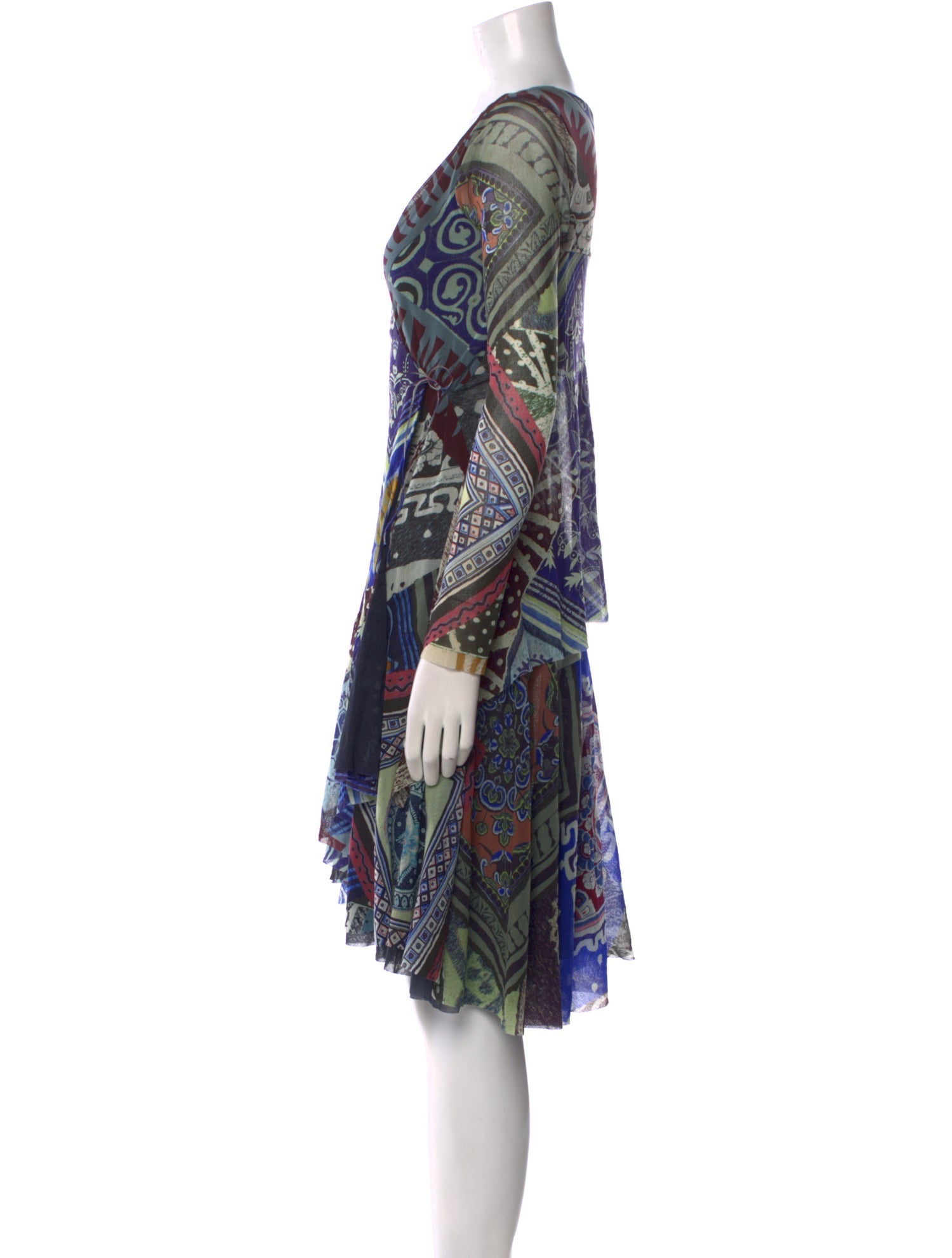 Fuzzi Printed Knee-Length Dress