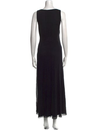 Fuzzi V-Neck Long Dress