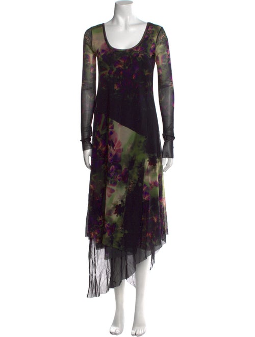 Fuzzi Nylon Midi Length Dress