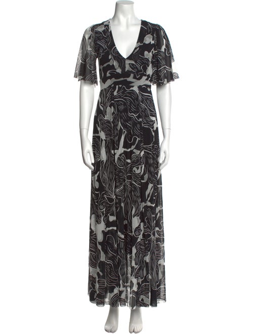Fuzzi Printed Long Dress