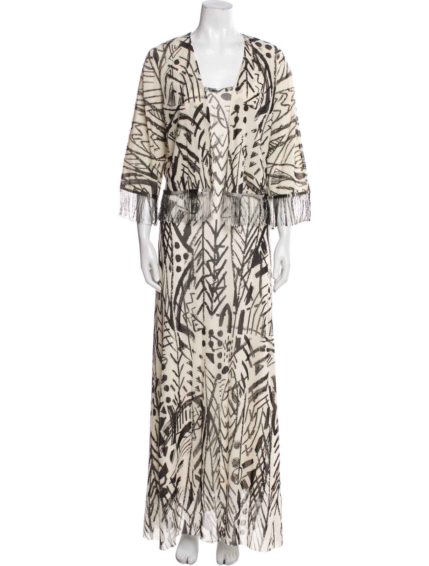Fuzzi Nylon Printed Dress Set w/ Tags