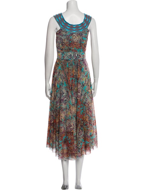 Fuzzi Paisley Print Knee-Length Dress