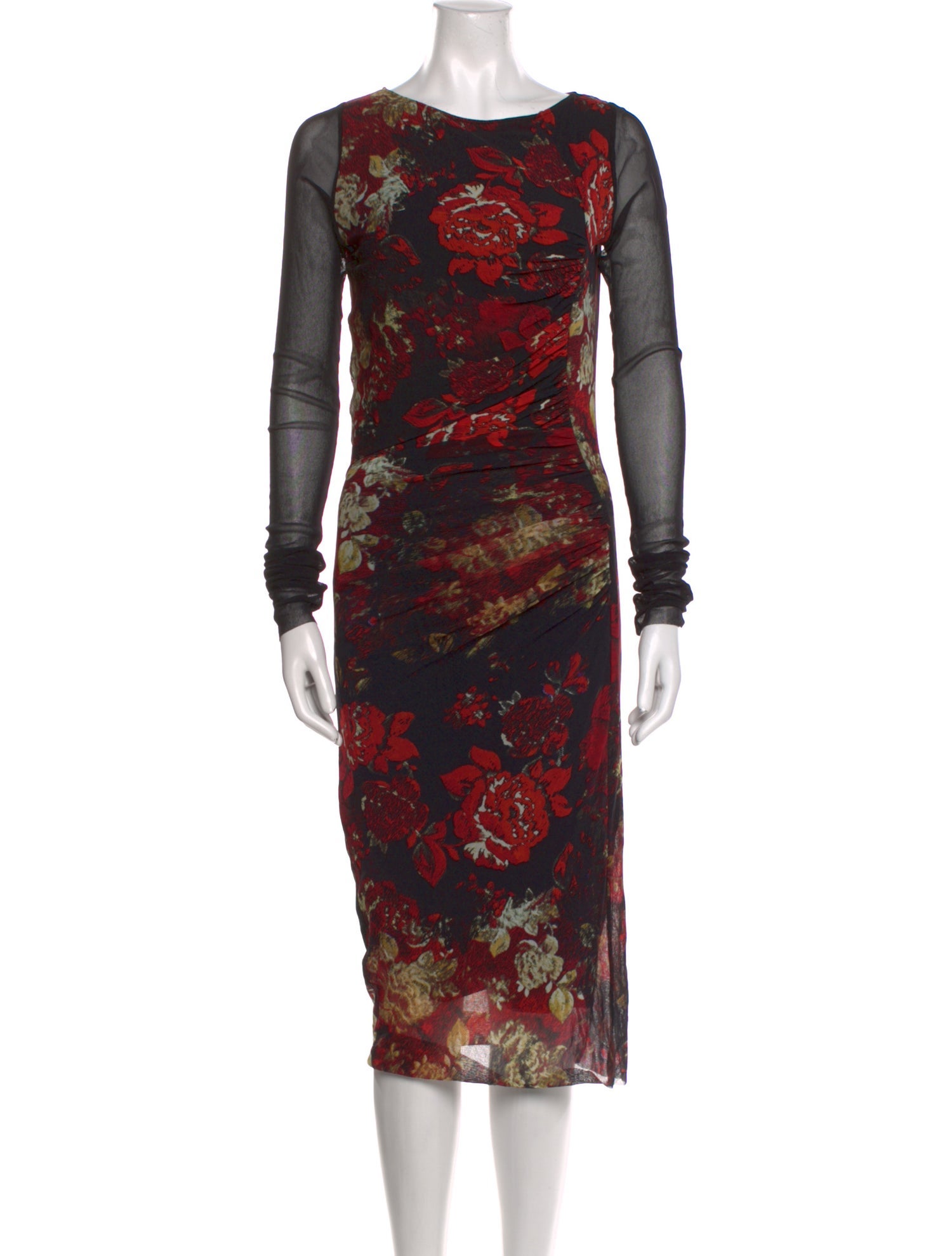 Fuzzi Nylon Midi Length Dress