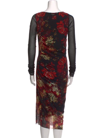 Fuzzi Nylon Midi Length Dress