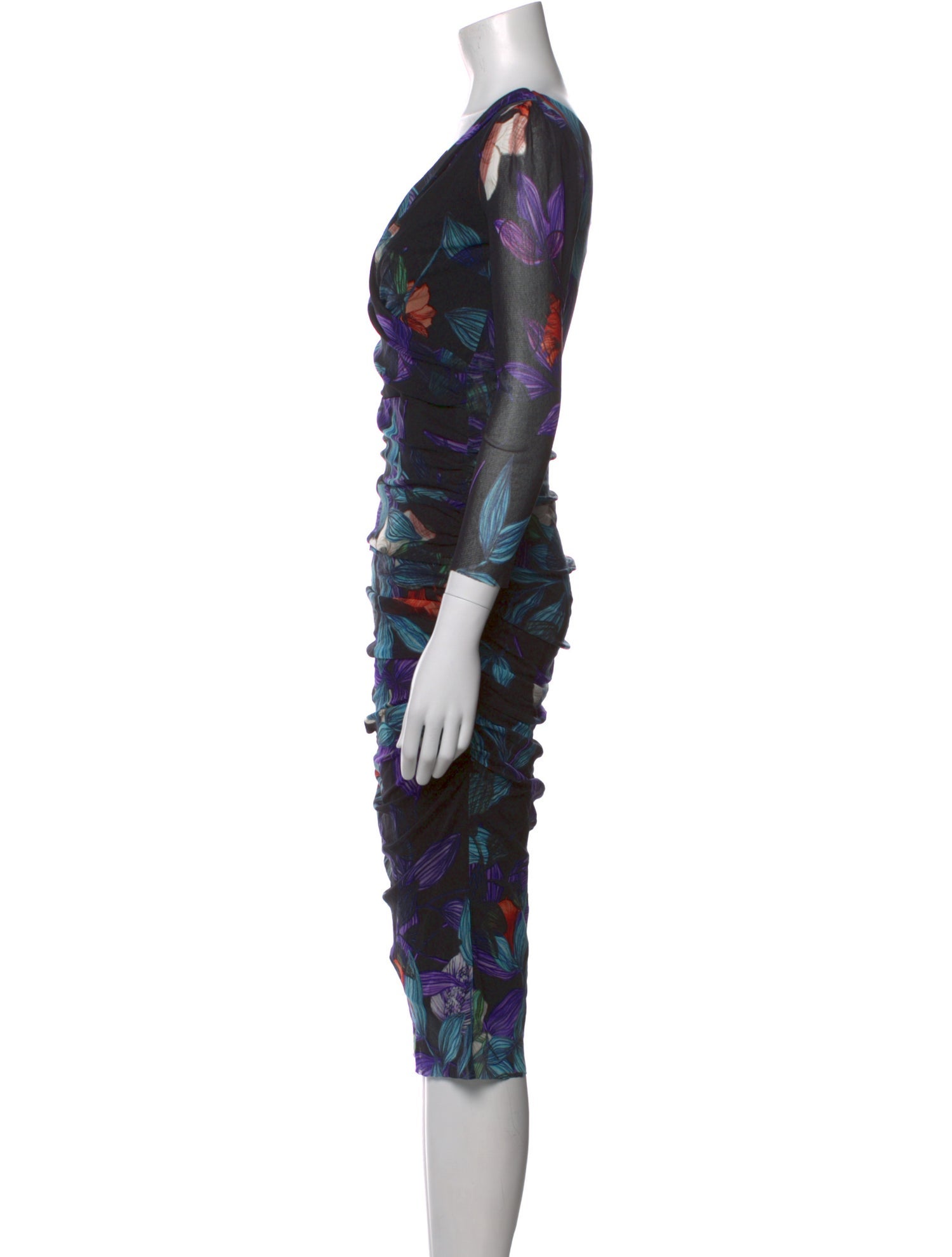 Fuzzi Printed Knee-Length Dress